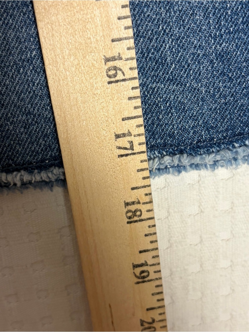 Old Navy Girls Blue Denim Jean Skirt XXL(18) Pockets Back Elastic Waist NWT - Picture 6 of 6